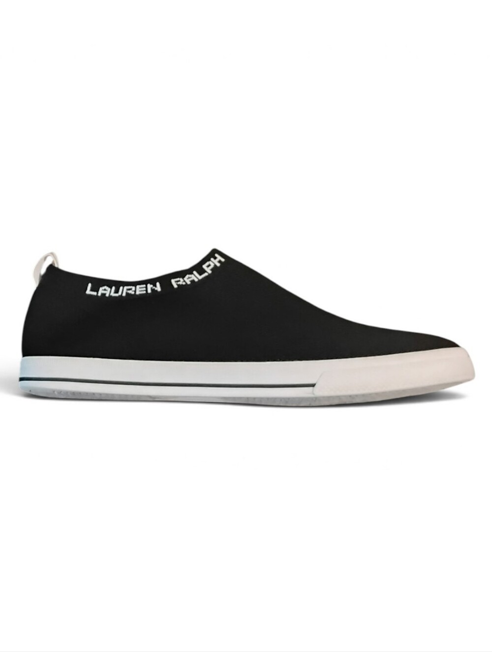 Lauren Ralph Lauren Jordyn Black Slip On Sneaker Shoes Women's Size 11 Rare LRL